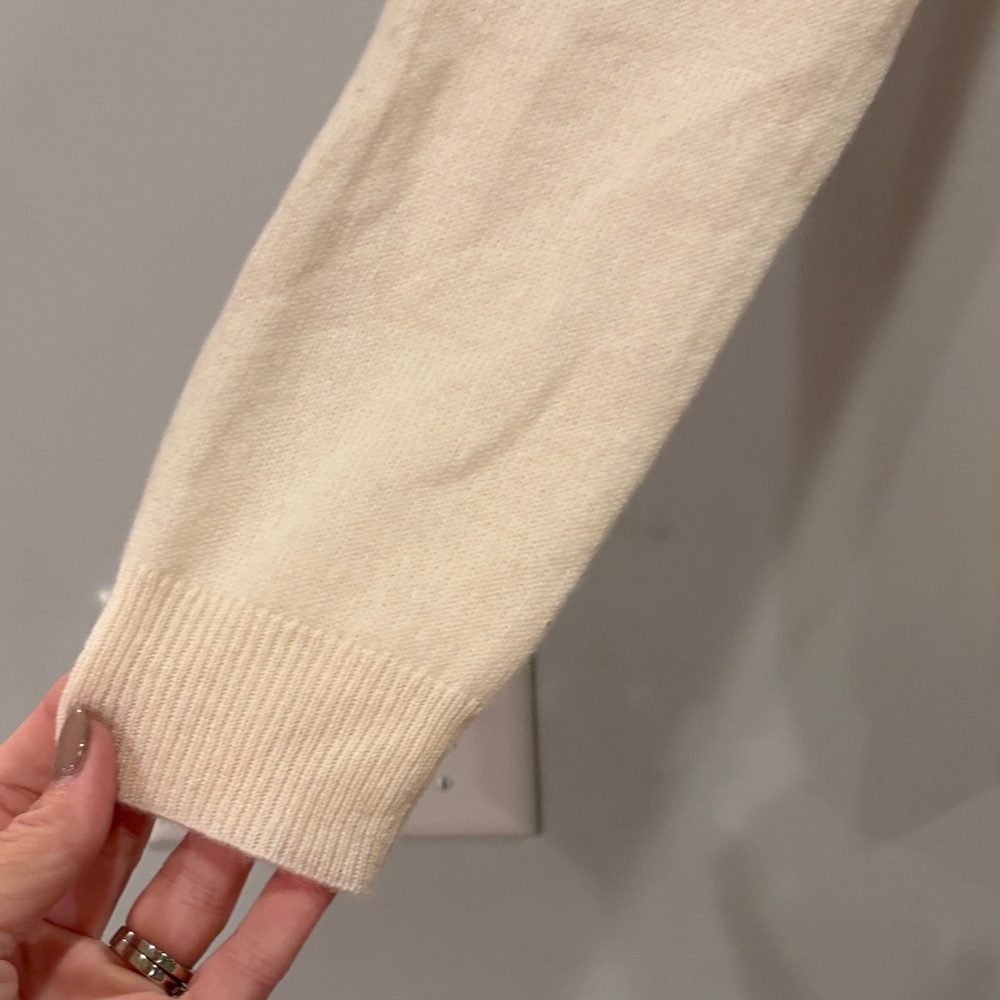 Charter Club Ivory Knit Pullover - Picture 4 of 5